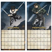 Attack On Titan 2026 Wall Calendar