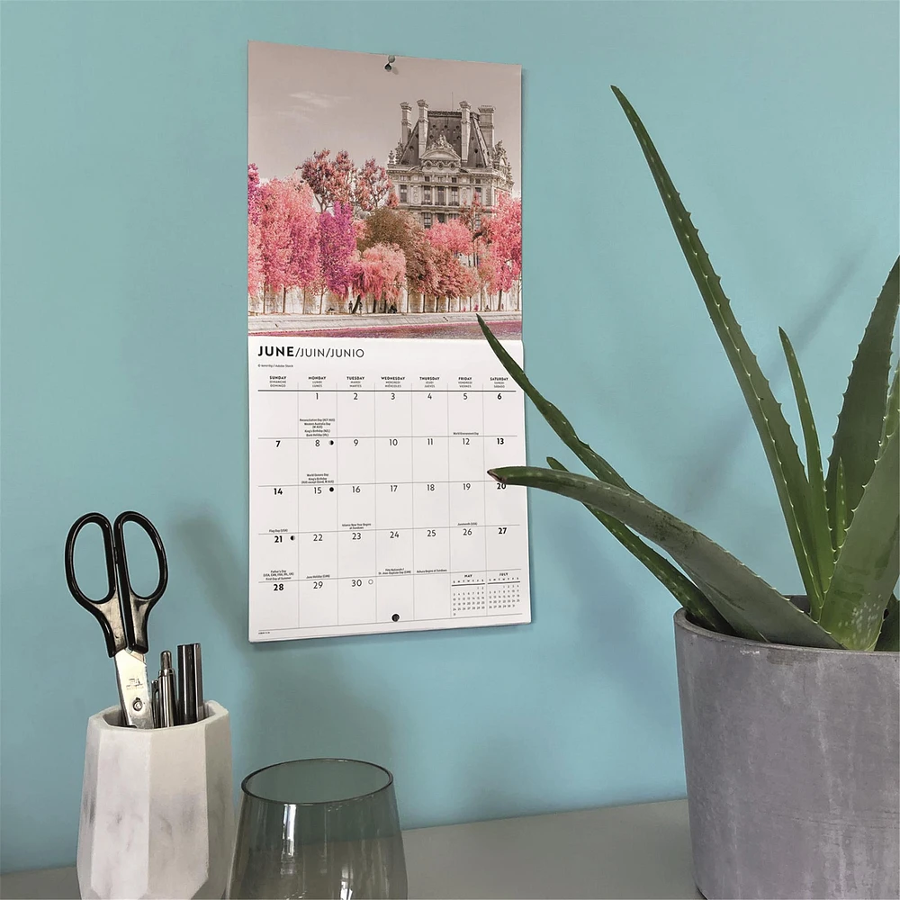Paris Lux 2026 Mini Calendar