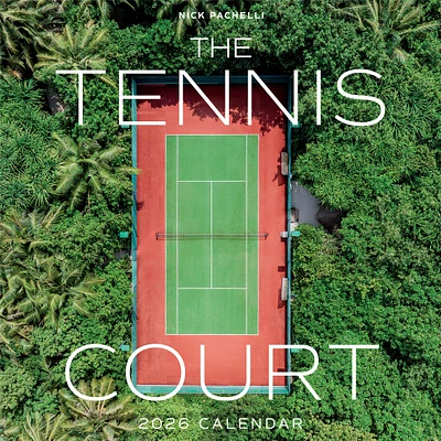 The Tennis Court 2026 Wall Calendar - Online Exclusive