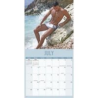Hunks In Trunks 2026 Wall Calendar