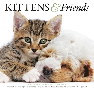 Kittens And Friends Mini  2026 Calendar