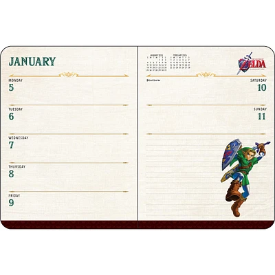 Legend Of Zelda 2025-2026 Engagement Calendar - Online Exclusive