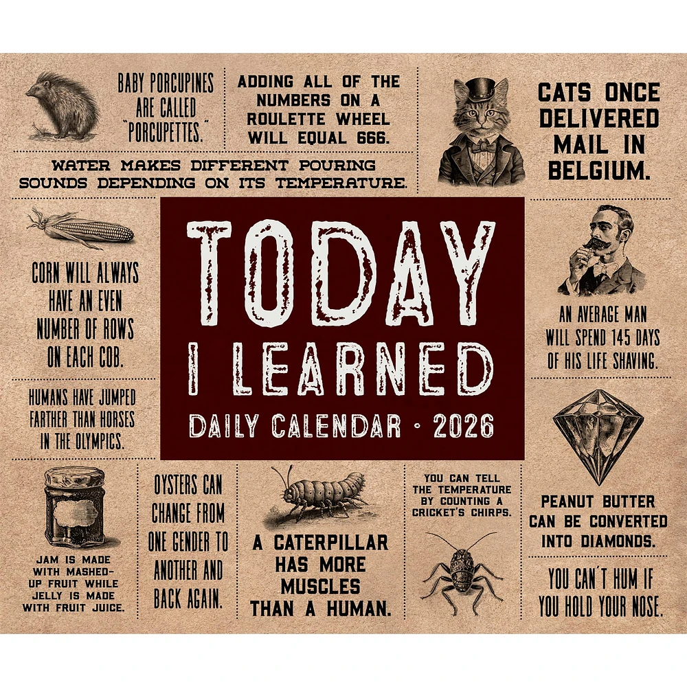 Today I Learned 2026 Box Calendar - Online Exclusive