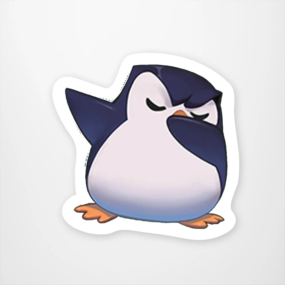 Dabbing Penguin Vinyl Sticker - FINAL SALE