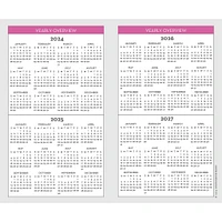 Classic Charm 2 Yr Pocket Planner 2025 Calendar