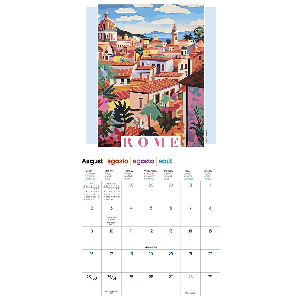 Art of Travel 2026 Wall Calendar - Online Exclusive