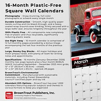 Classic Dodge Pickups 2026 Wall Calendar - Online Exclusive