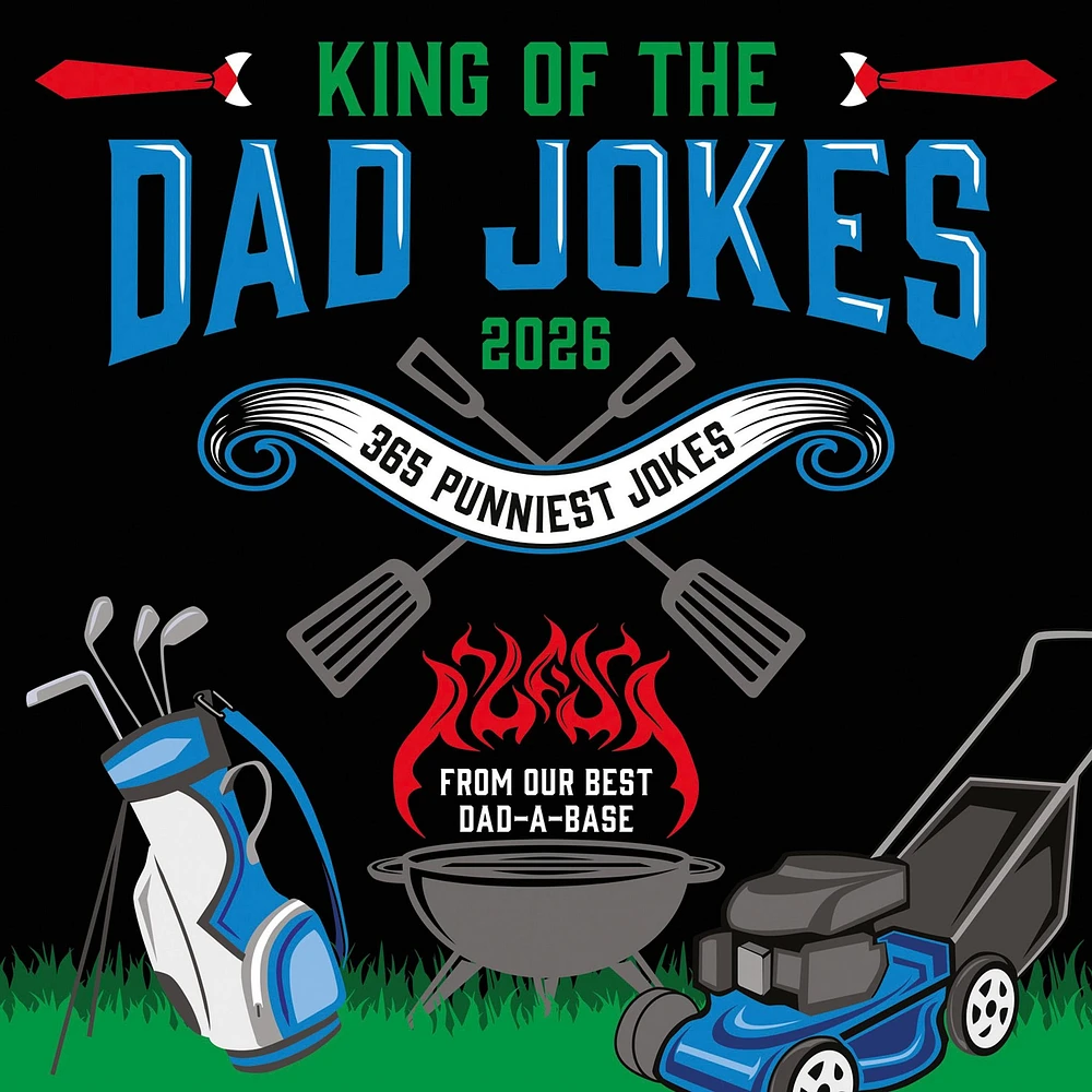 King Of The Dad Jokes 2026 Wall Calendar