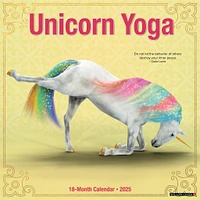 Unicorn Yoga Wall 2025 Calendar