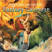 Boris Vallejo And Julie Bells Fantasy 2026 Wall Calendar
