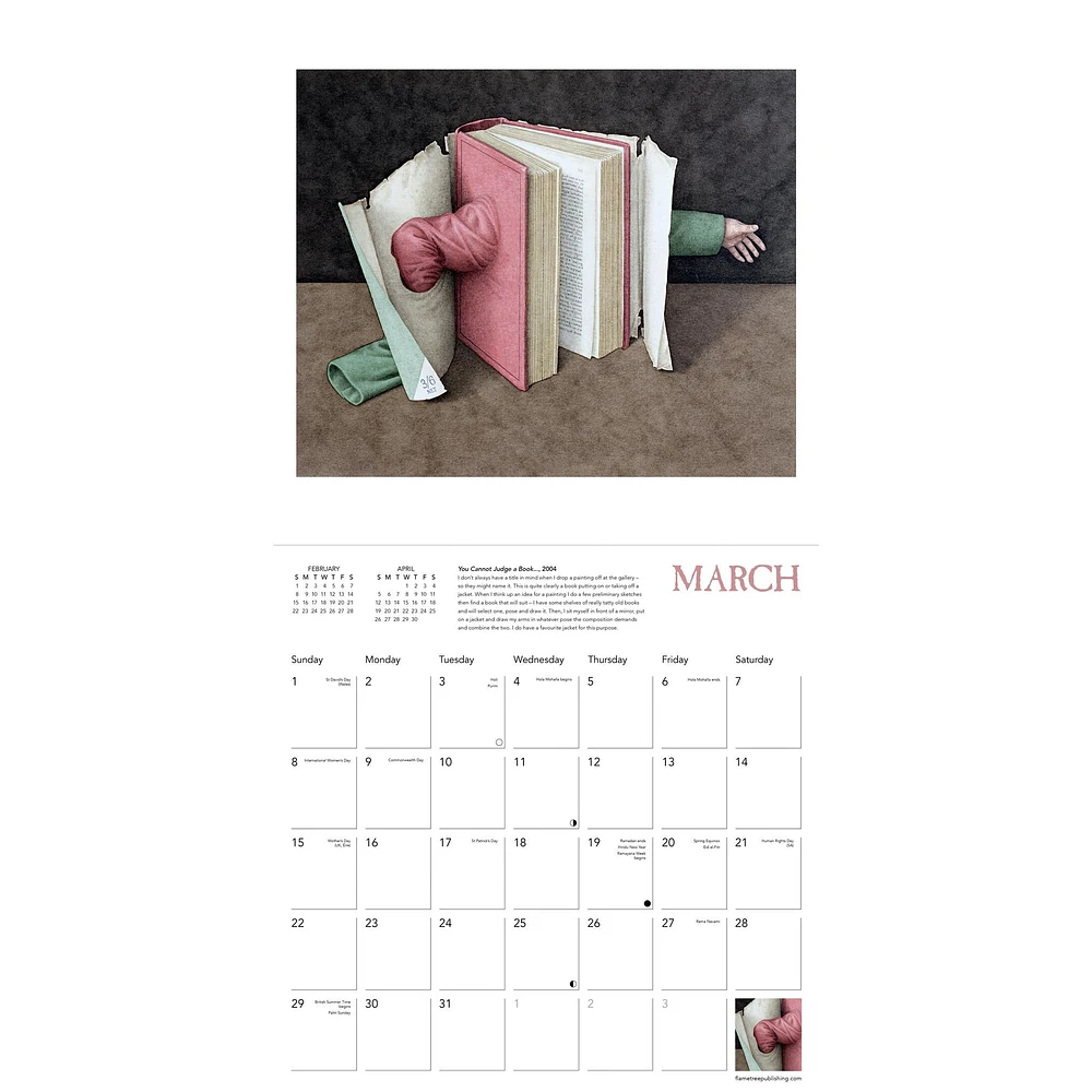 Jonathan Wolstenholme 2026 Wall Calendar - Online Exclusive