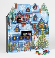 Christmas Houses Wooden Advent Calendar - FINAL SALE