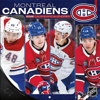 NHL Montreal Canadiens 2026 Mini Calendar