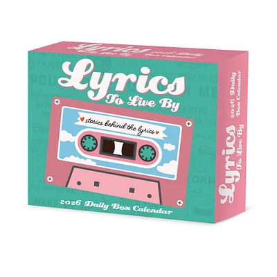 Lyrics To Live By 2026 Box Calendar - Online Exclusive
