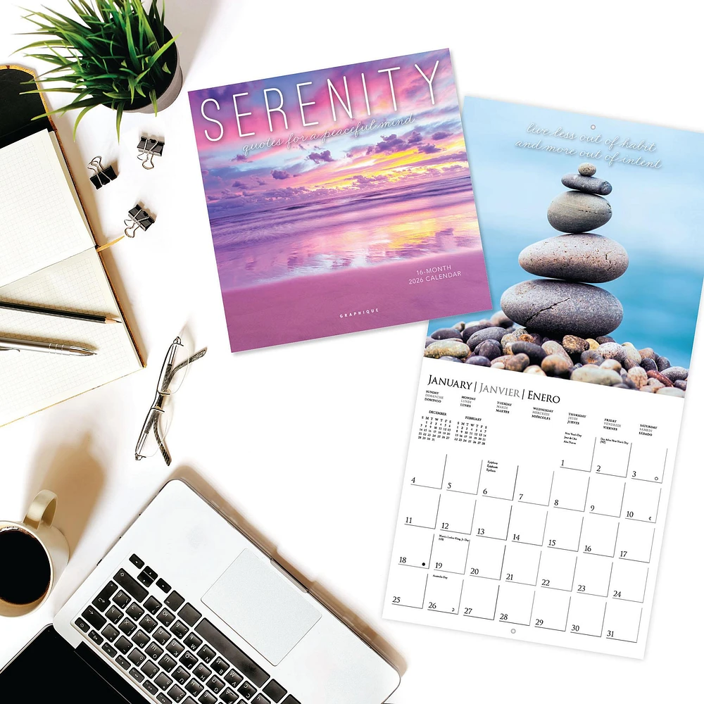 Serenity 2026 Mini Calendar - Online Exclusive