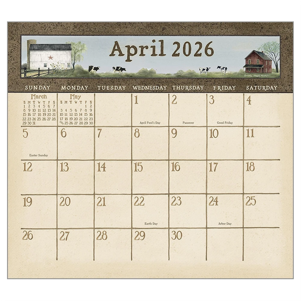 Country Blessings 2026 Deluxe Wall Calendar - Online Exclusive