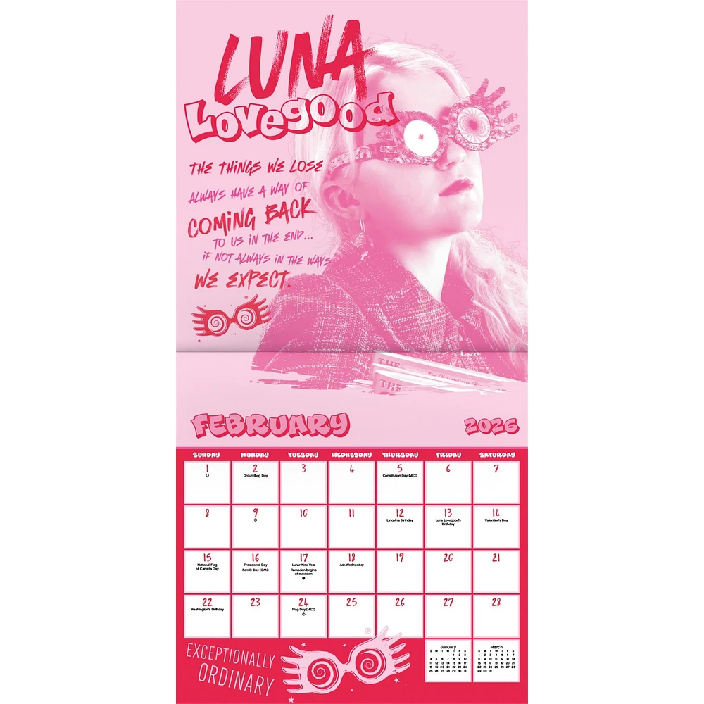 Harry Potter Collectors Edition 2026 Wall Calendar