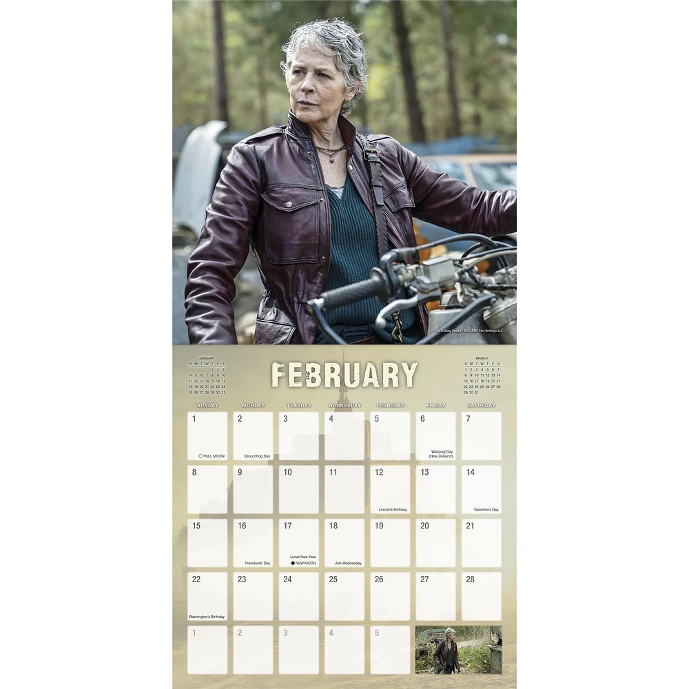 The Walking Dead Daryl Dixon 2026 Wall Calendar
