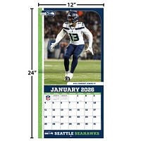 NFL Seattle Seahawks 2026 Wall Calendar