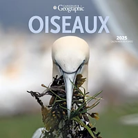 Canadian Geographic Oiseaux Mini 2025 Calendar (French)