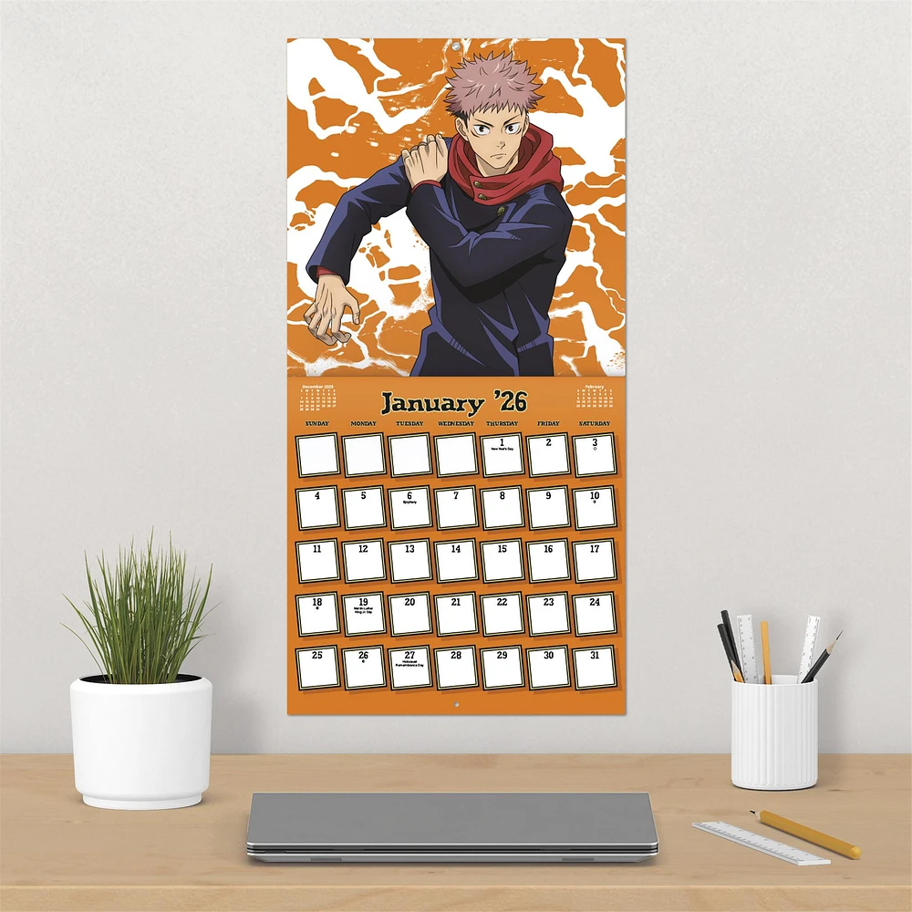 Jujutsu Kaisen 2026 Wall Calendar - Online Exclusive