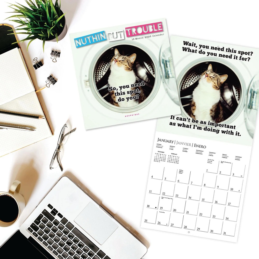 Nuthin' But Trouble 2026 Mini Calendar - Online Exclusive