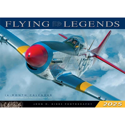 Flying Legends Oversized Wall 2025 Calendar