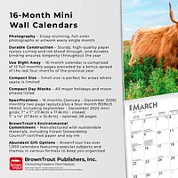 Highland Cows 2026 Mini Calendar