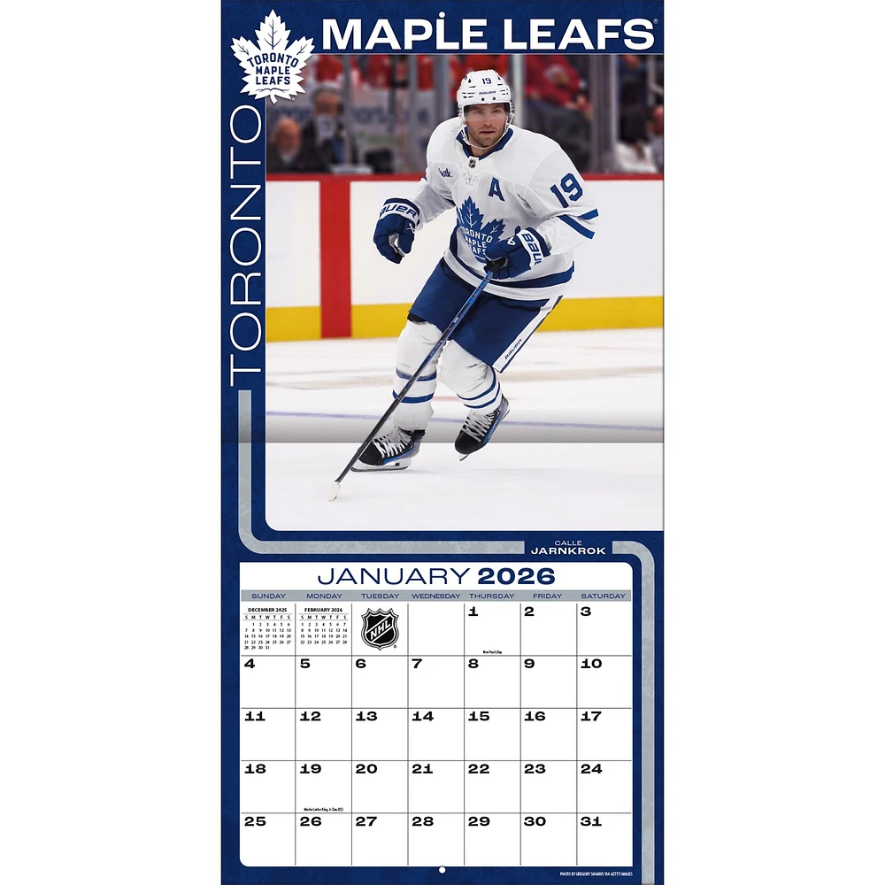 NHL Toronto Maple Leafs 2026 Wall Calendar