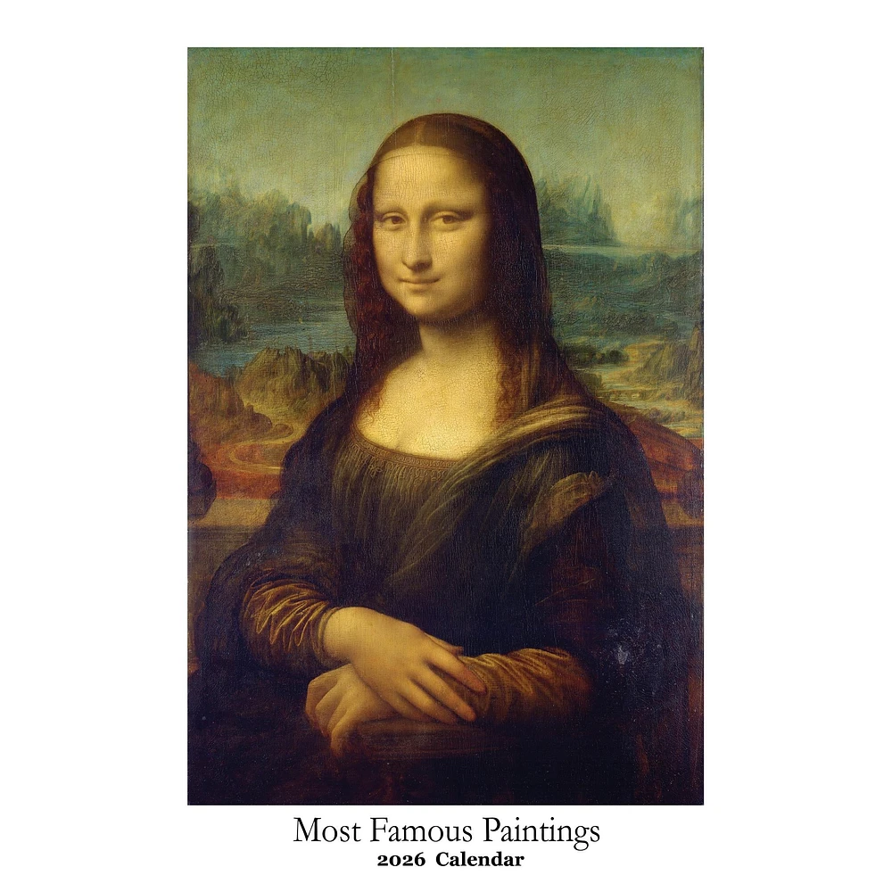 Most Famous Paintings Poster 2026 Calendar