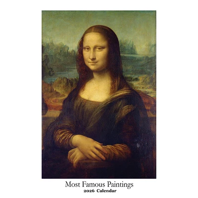 Most Famous Paintings Poster 2026 Calendar