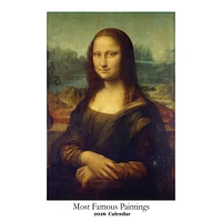 Most Famous Paintings Poster 2026 Calendar