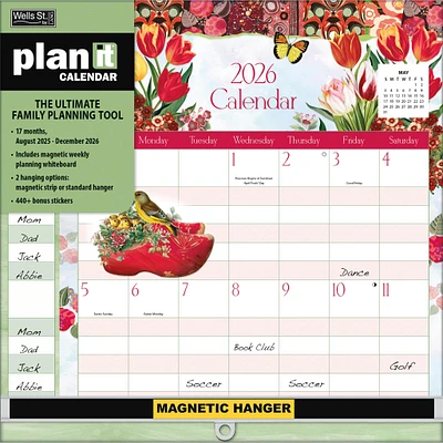 Botanical Gardens 2025-2026 Plan It Wall Calendar