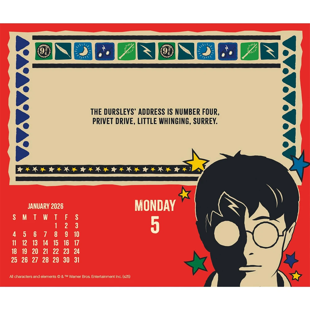 Harry Potter 2026 Box Calendar