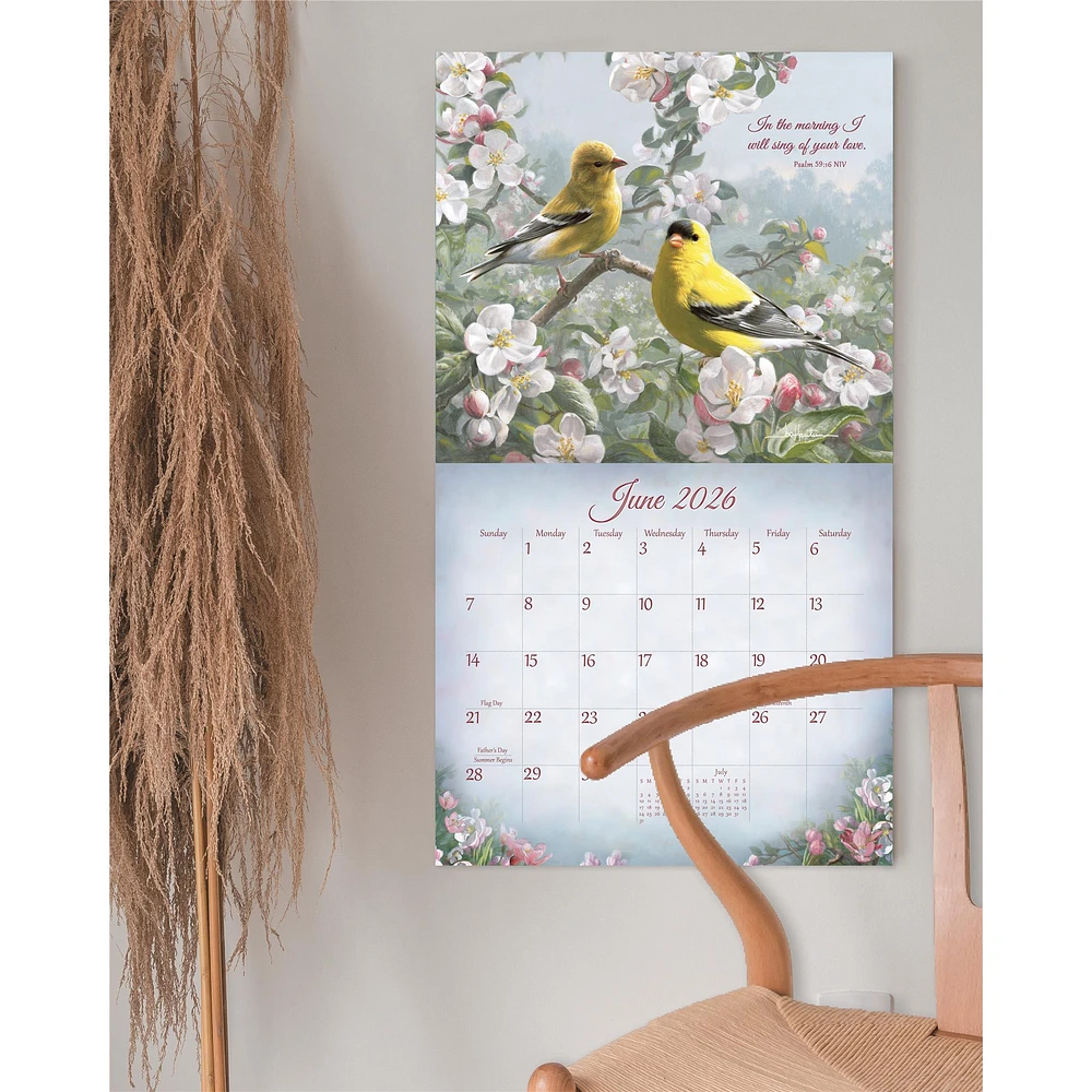 Songbirds Of Faith 2026 Deluxe Wall Calendar - Online Exclusive
