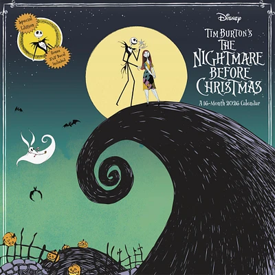 Nightmare Before Christmas Exclusive with Decal 2026 Deluxe Wall Calendar