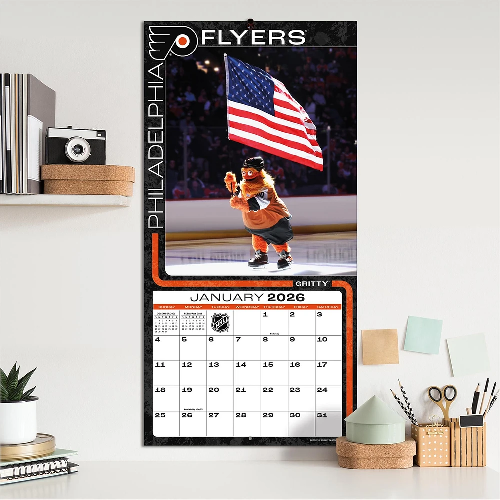NHL Mascot 2026 Wall Calendar