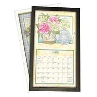 Black Contemporary Wooden Calendar Frame