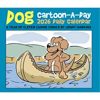 Dog Cartoon A Day By Jonny Hawkins 2026 Box Calendar - Online Exclusive
