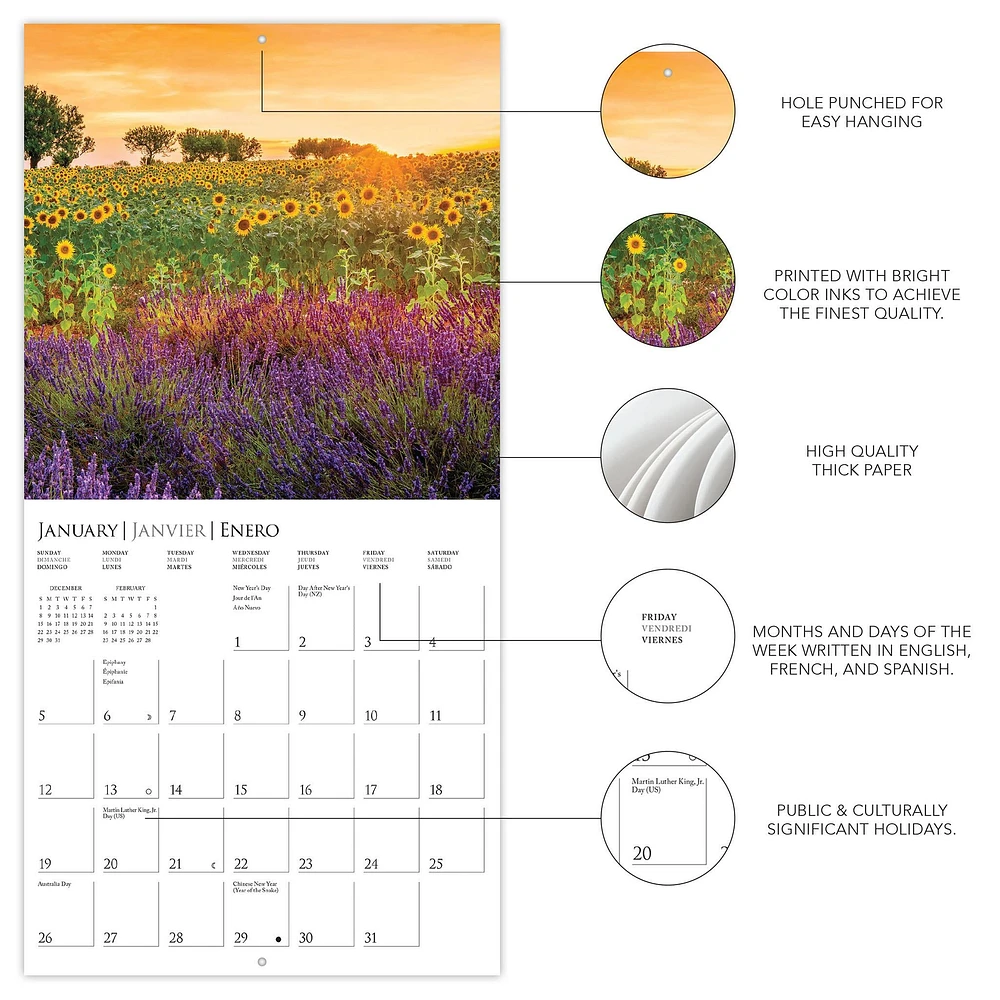 Provence Mini 2025 Calendar - Online Exclusive