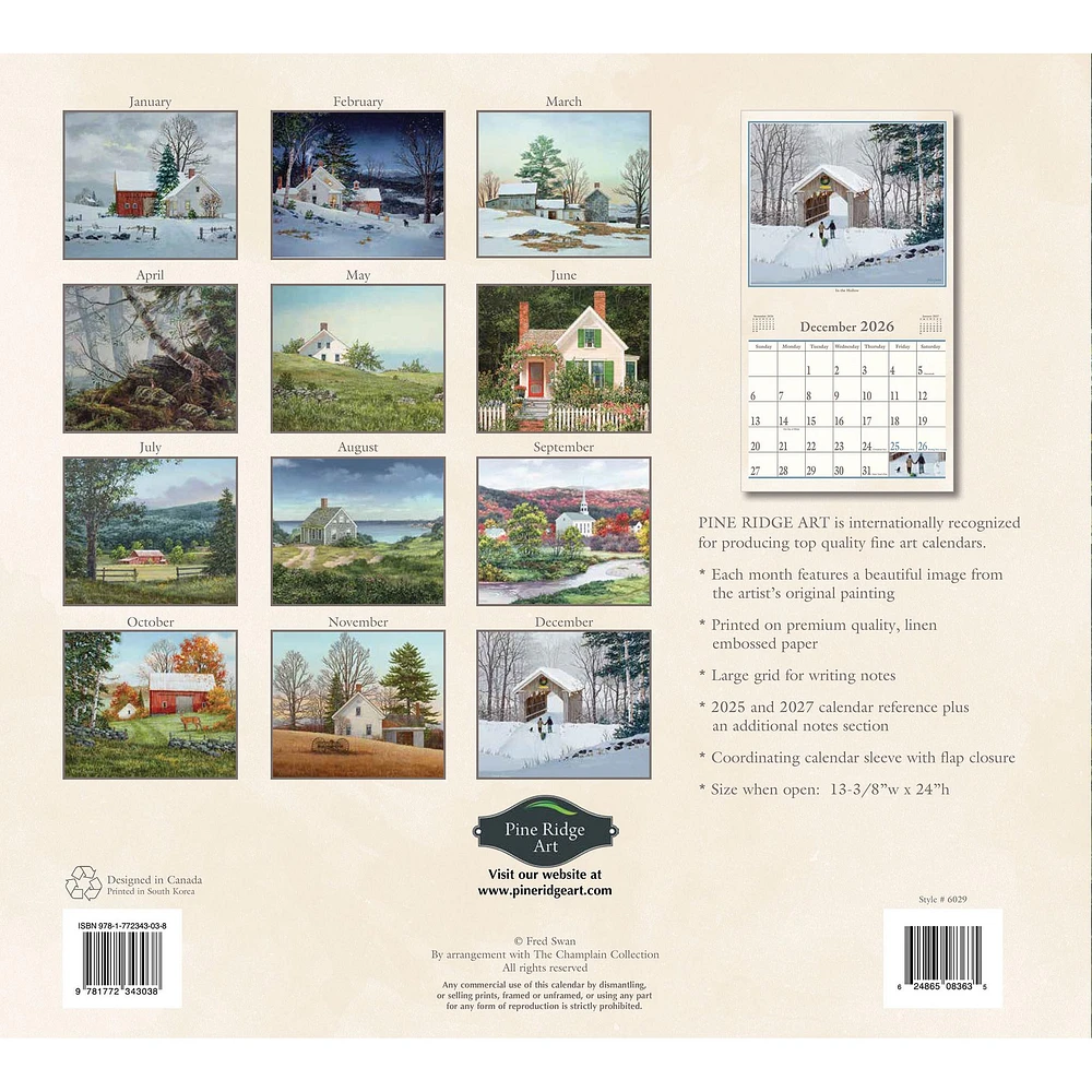Place To Call Home 2026 Wall Calendar - Online Exclusive