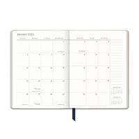 Dots On Twilight Blue Planner 2025 Calendar