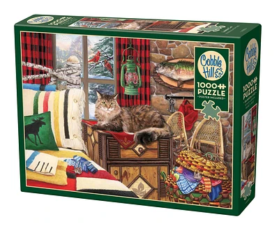 Lodge Cat Exclusive 1000 Piece Puzzle