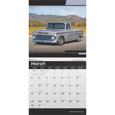 Chevy Pickups Classic Wall 2025 Calendar