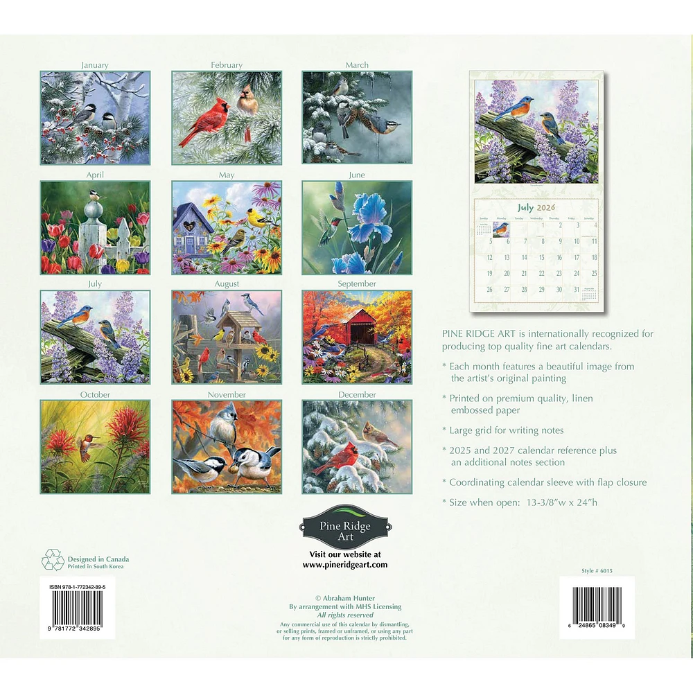 Birds Of A Feather 2026 Wall Calendar - Online Exclusive