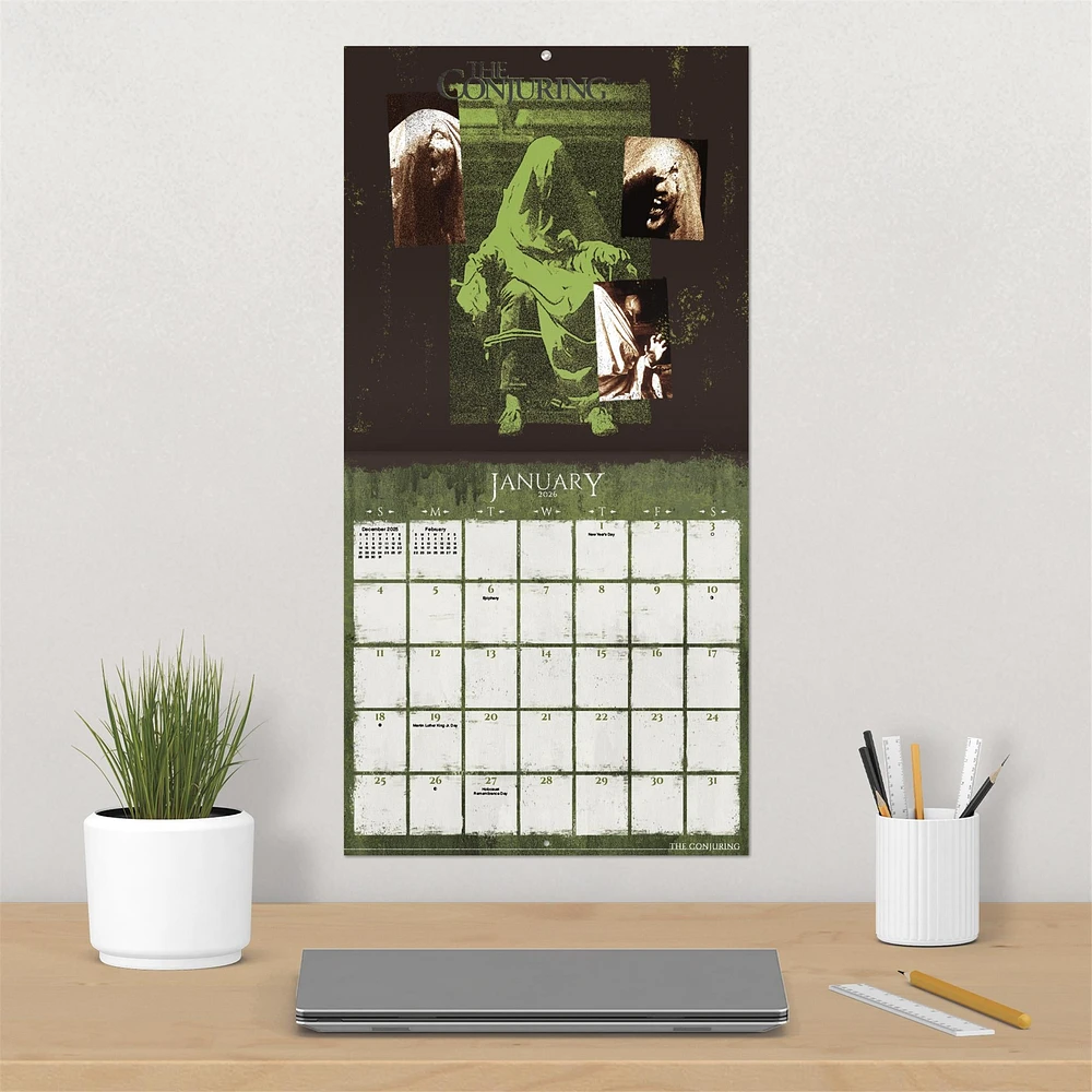 Horror Collection 2026 Wall Calendar