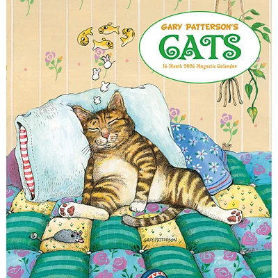 Gary Patterson Cats 2026 Mini Magnetic Calendar