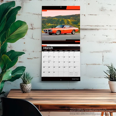 Dodge Charger 2026 Wall Calendar