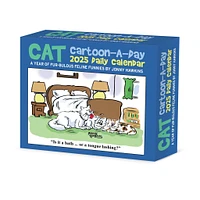 Cat Cartoon A Day By Jonny Hawkins Box 2025 Calendar