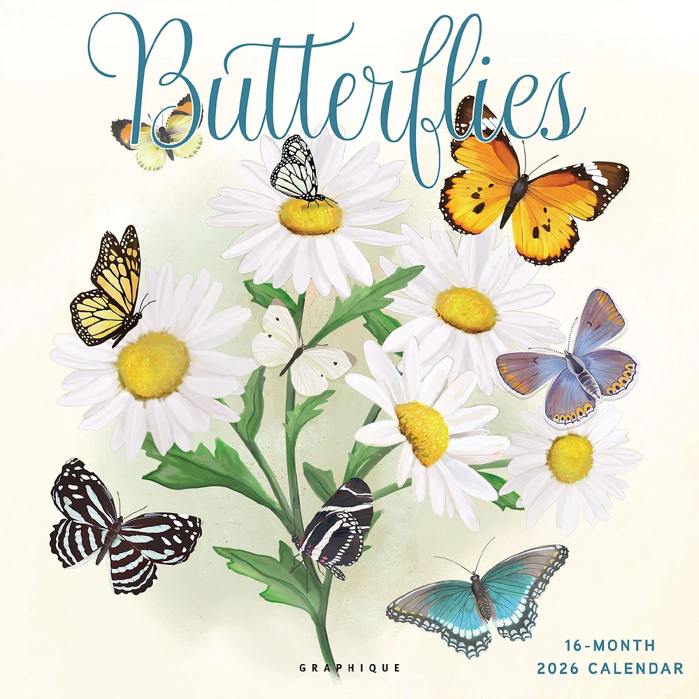 Butterflies 2026 Wall Calendar - Online Exclusive